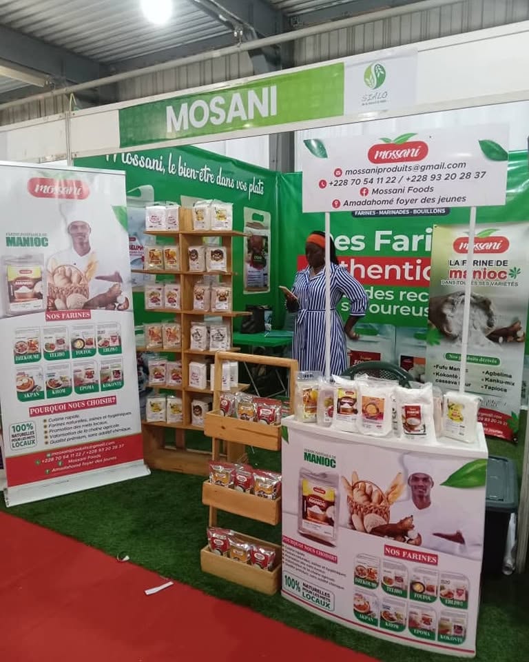 Stand Mossani Foods en foire