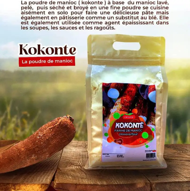 Kokonté Mossani, farine de manioc